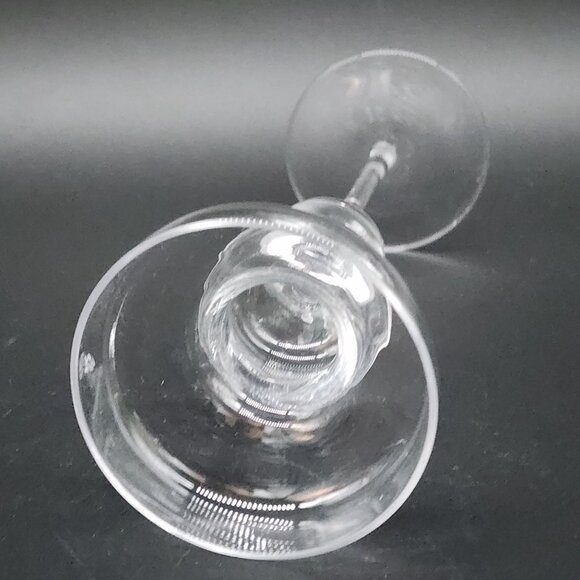 Elegant Clear Glass Candle Holder Tall Stem Design For Home Decor 9" UV Glow - Picture 6 of 8